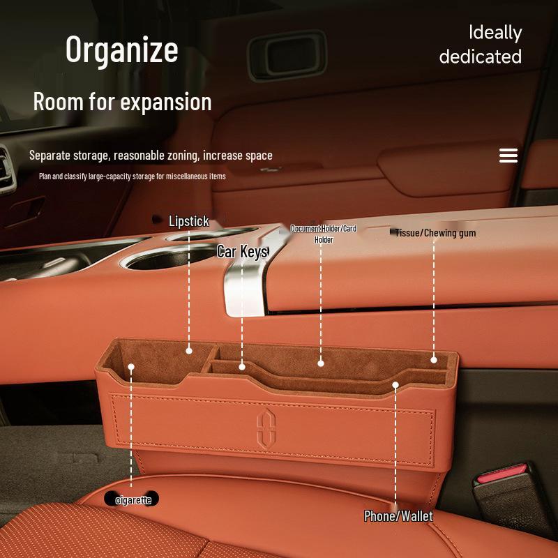 Huawei AITO M7/M5/M9 Car Seat Gap Storage Box - Leakproof Organizer