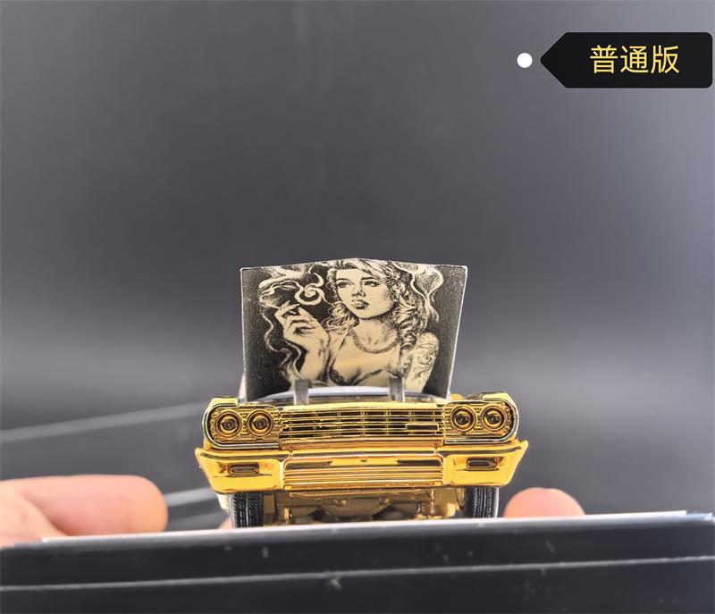 Feine Arbeiten64 1:64 Impala Lowrider Galvanisiert Gold Druckguss Modellauto