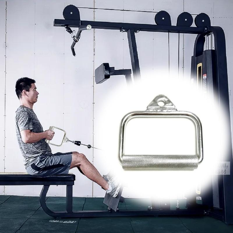Power Cable Crossovers Gear Grip Stirrup Handle Attachments Replacement Power Cable Machine Strength Trainings, Gym Home