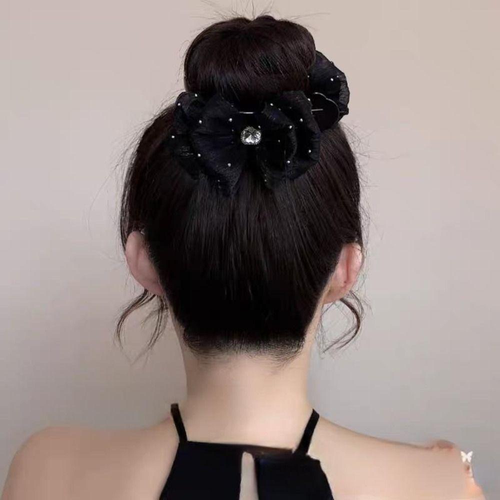 Elegant Hair Clip Solid Color Headwear Fashion Shark Clip  Hair Accessories