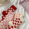 Valentine's Day Love Mid-Tube Socks Sweet Women Socks Casual Love Heart Socks  Gift
