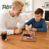 Wooden Hockey Dice Game, Family Night Party Hockey Tabletop Game with Dice & Pegs, Competitive Hockey Board Game for Kids, Teen, Adults