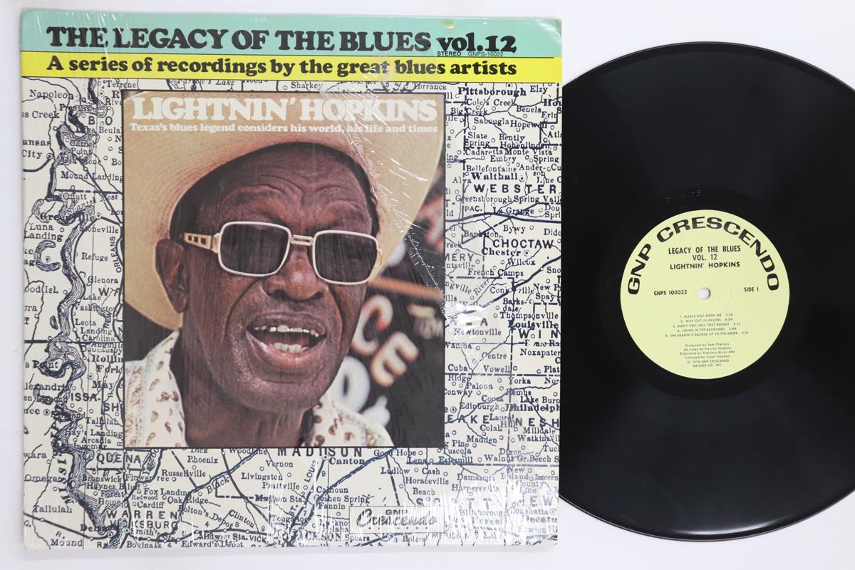 

LP Record LIGHTNIN HOPKINS Legacy Of The Blues Vol.12 GNPS100022 GNP CRESCENDO 1976 US Blues Used