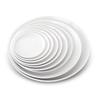 Commercial Melamine Imitation Porcelain Round Shallow Dinner Plates