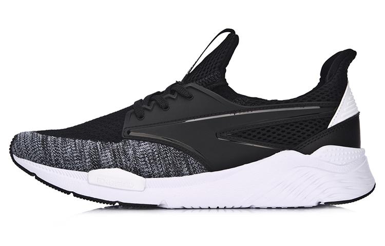 Li Ning Exceed Casual Shoes Unisex Low Top Black/Gray AGCM033-1 44