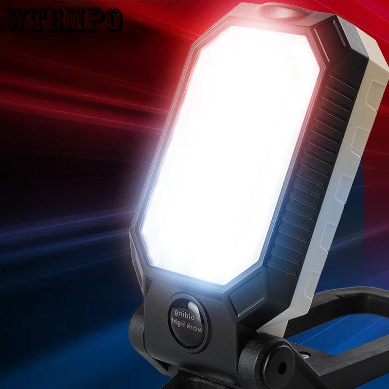 LED Hand-held Mobile Work Light Multi-functional Folding Magnetic Emergency Vehicle Maintenance Light Camping Work Light