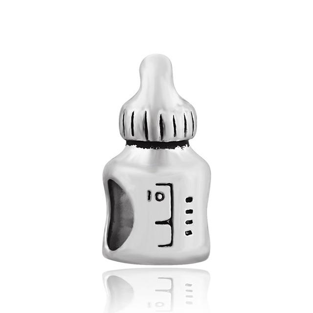 

New Fashion Baby Series Baby Carriage Baby Bottle Girl Charm Bead Gift Fit Original Bracelet Pendant Diy Jewelry Accessories