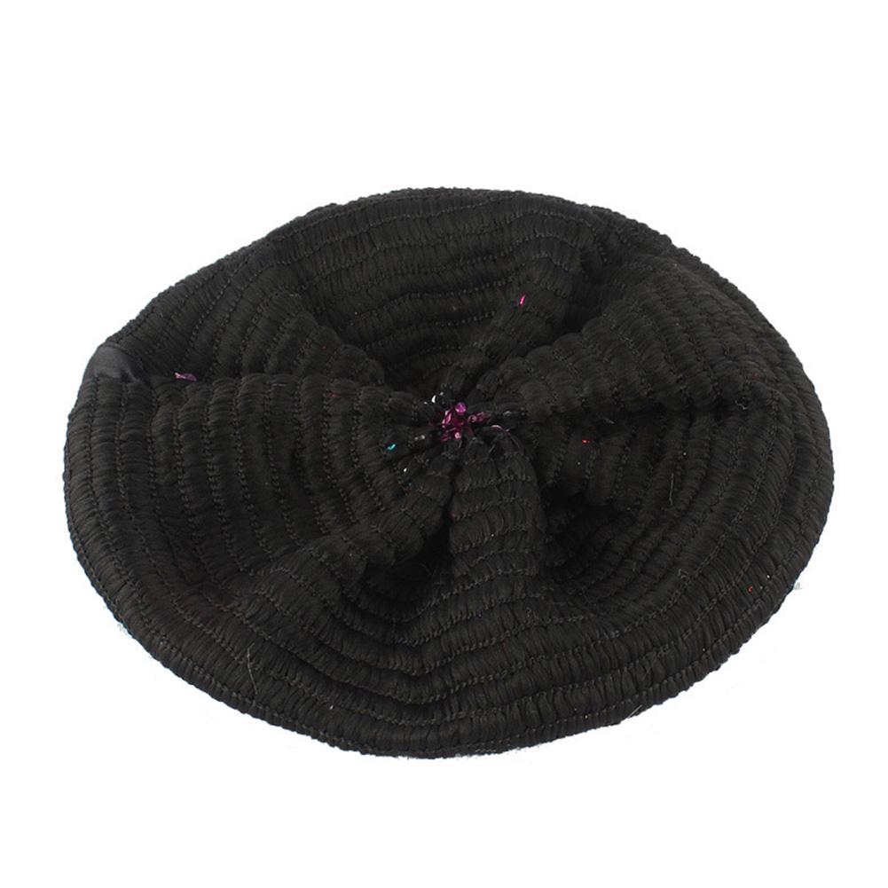 Women Fashion Shimmer Sequin Cap Chic Unique Beret Stage Performance Cap