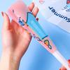 Cartoon Hand Crank Cool Fan Creative Summer Small Fresh Cute Portable Folding Fan PP Plastic Folding Fan for Student Children