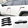 For Toyota Highlander - Bright Black Car Door Handles Cover Molding Trim