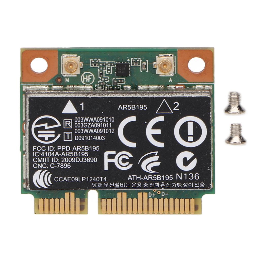 150Mbps WiFi Network Card for HP430 431 435 436 4530S Bluetooth 3.0 Plug and Play Mini PCIE WiFi Network Card