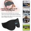 USB Charging Music Sleep Mask Soft Fabric Light Blocking Eye Cover  Bedtime Use