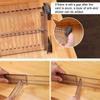 2-20Pcs Adjustable Drawer Dividers Organizer Transparent Expandable Drawer Separators Plastic Kitchen Dresser Storage Box