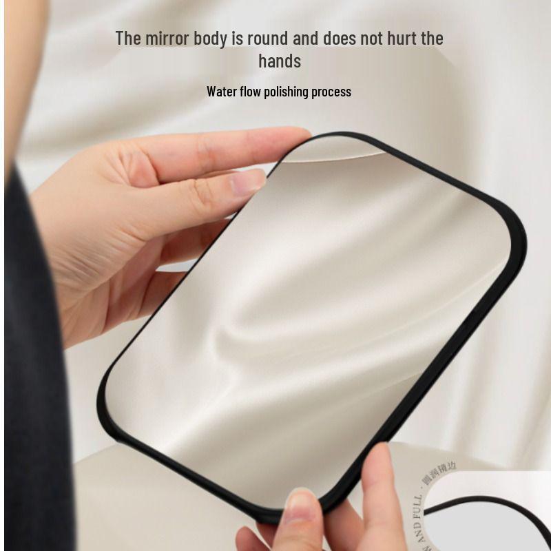 Compact Folding Mirror: Portable Desktop Makeup Mirror for Dormitory, Travel, and Everyday Use
