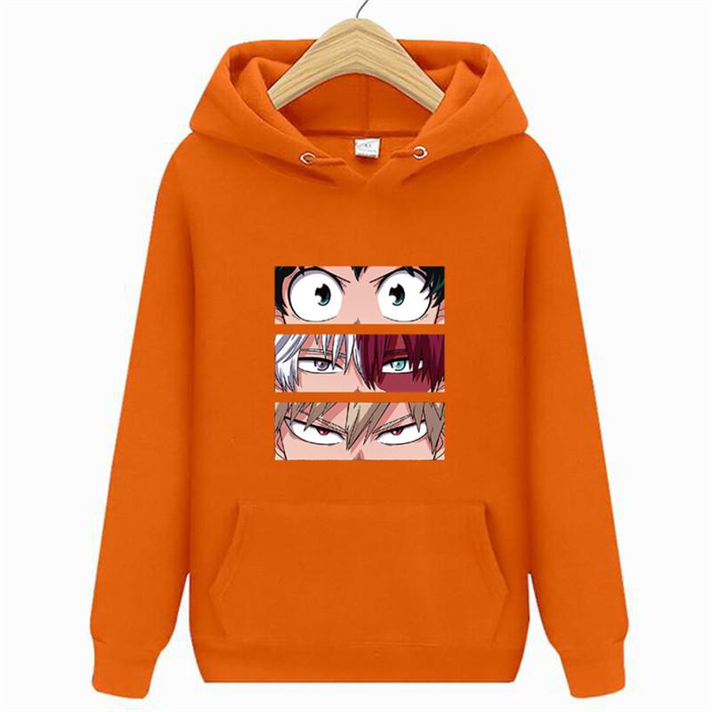 Langermet for menn og kvinner Uformell mote gensere Japansk tegneserie løs hettegenser Komfortabel kreativitet Streetwear