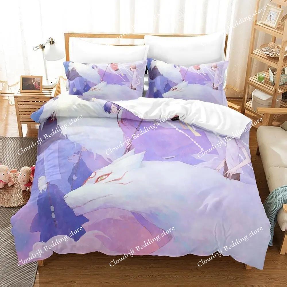 Anime Natsume's Book Of Friends Bedding Set Boys Girls Twin Queen King Size Duvet Cover Pillowcase Bed Boys Adult Home Textile