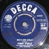 7inch Record TOMMY STEELE  Boys And Girls 45F11299 Decca 1960 UK Rock Used