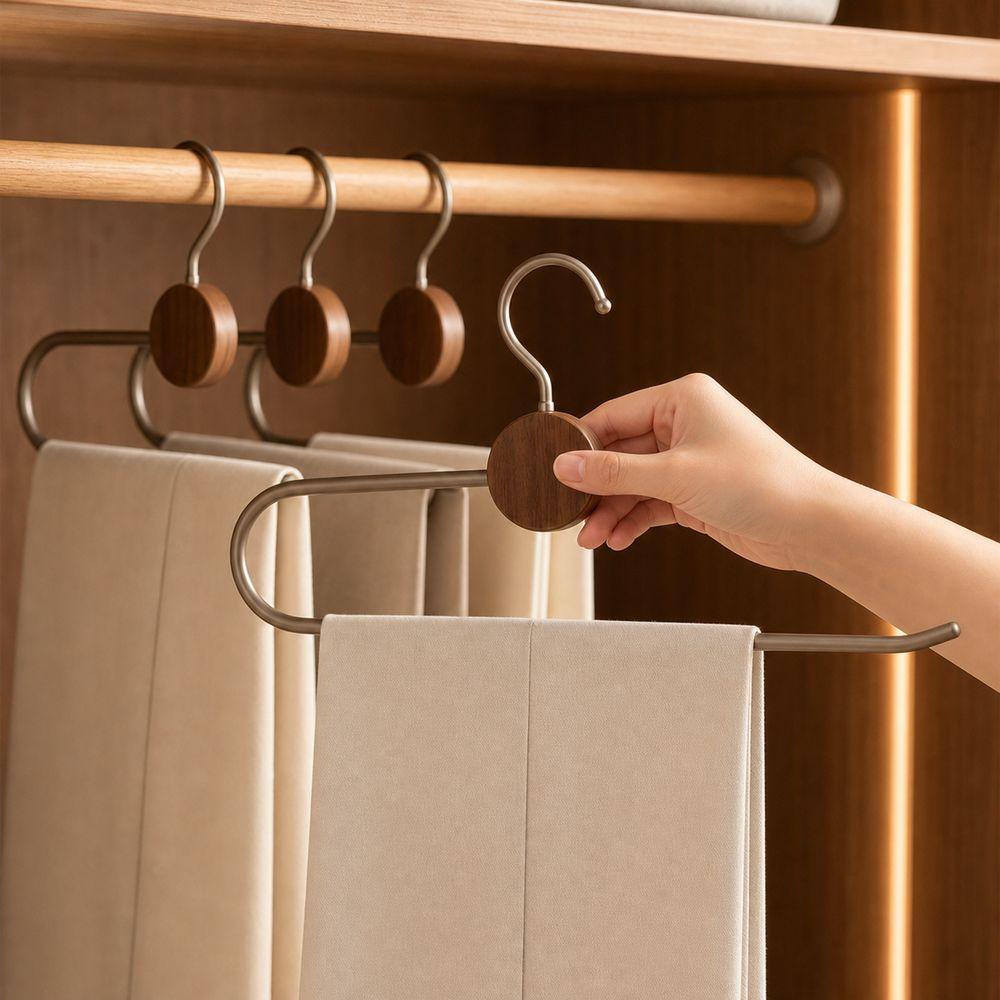 Metal Pants Hanger Non Slip Pants Storage Cabinet New Clothes Storage Rack  Pants Storage