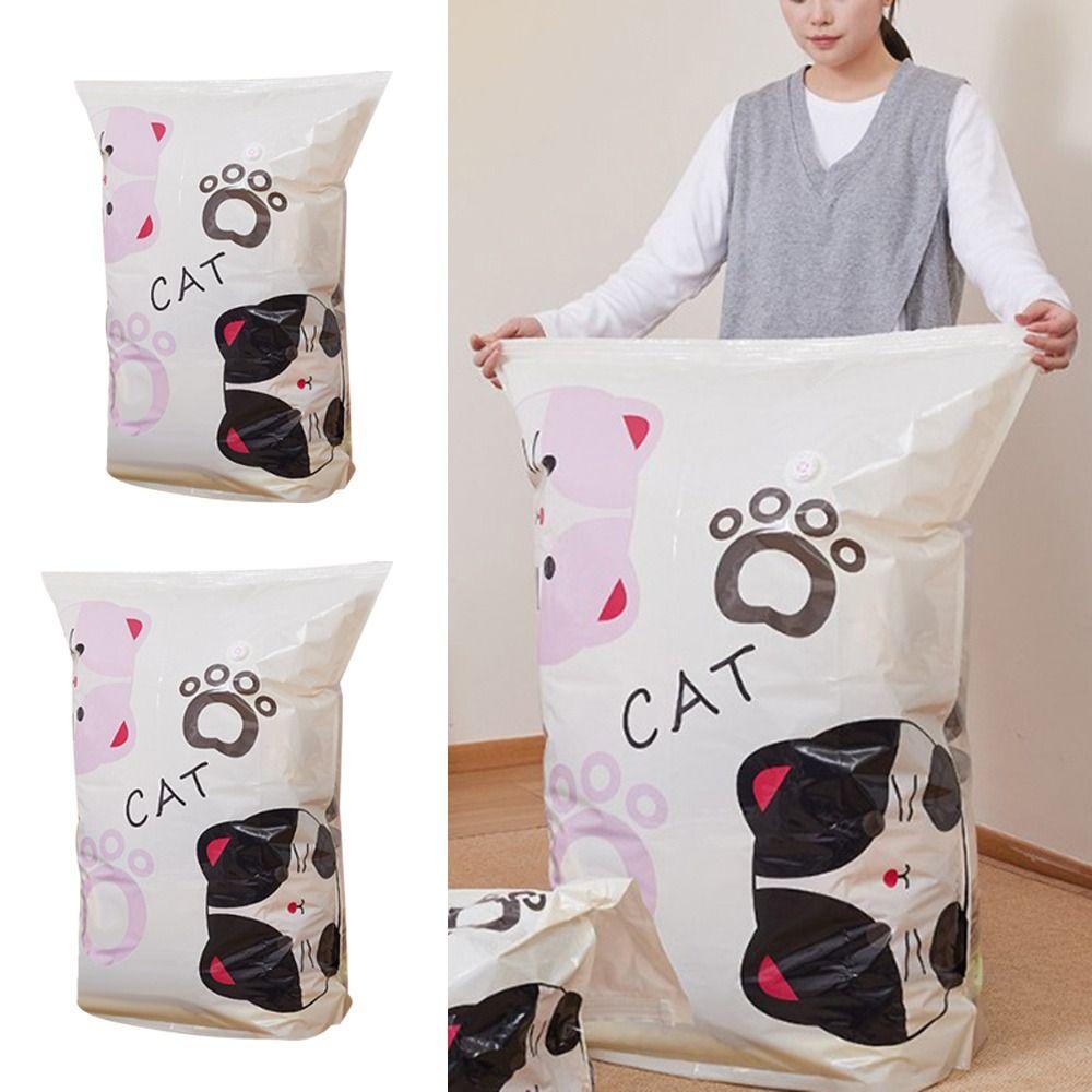 

Self Sealing Vacuum Bags Dustproof Compression Bag for Clothes Blankets Travel Moving 50x70cm