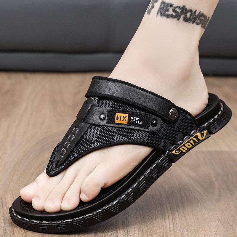 

Мужские легкие летние сандалии: Мягкая подошва, модные, прочные шлепанцы для вождения и пляжной носки 40