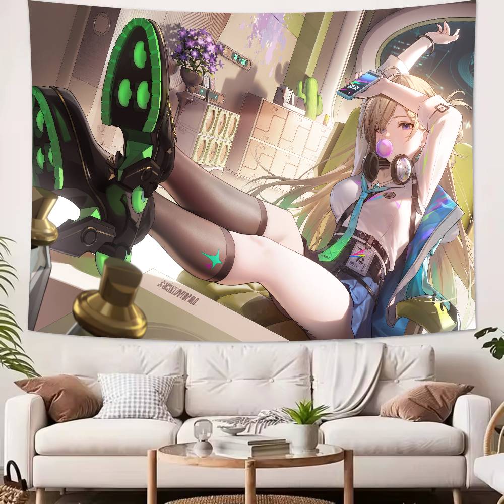 Large Fashion Pretty Hot Girl Lynae Tapestry Decoration Bedroom Dormitory Background Cloth Home Party Living Room Club Tapestry