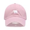 Little Bear Embroidery Baseball Cap For Women Men Fashion Adjustable Soft Washed Cotton Dad Hat Unisex Classic Golf Caps