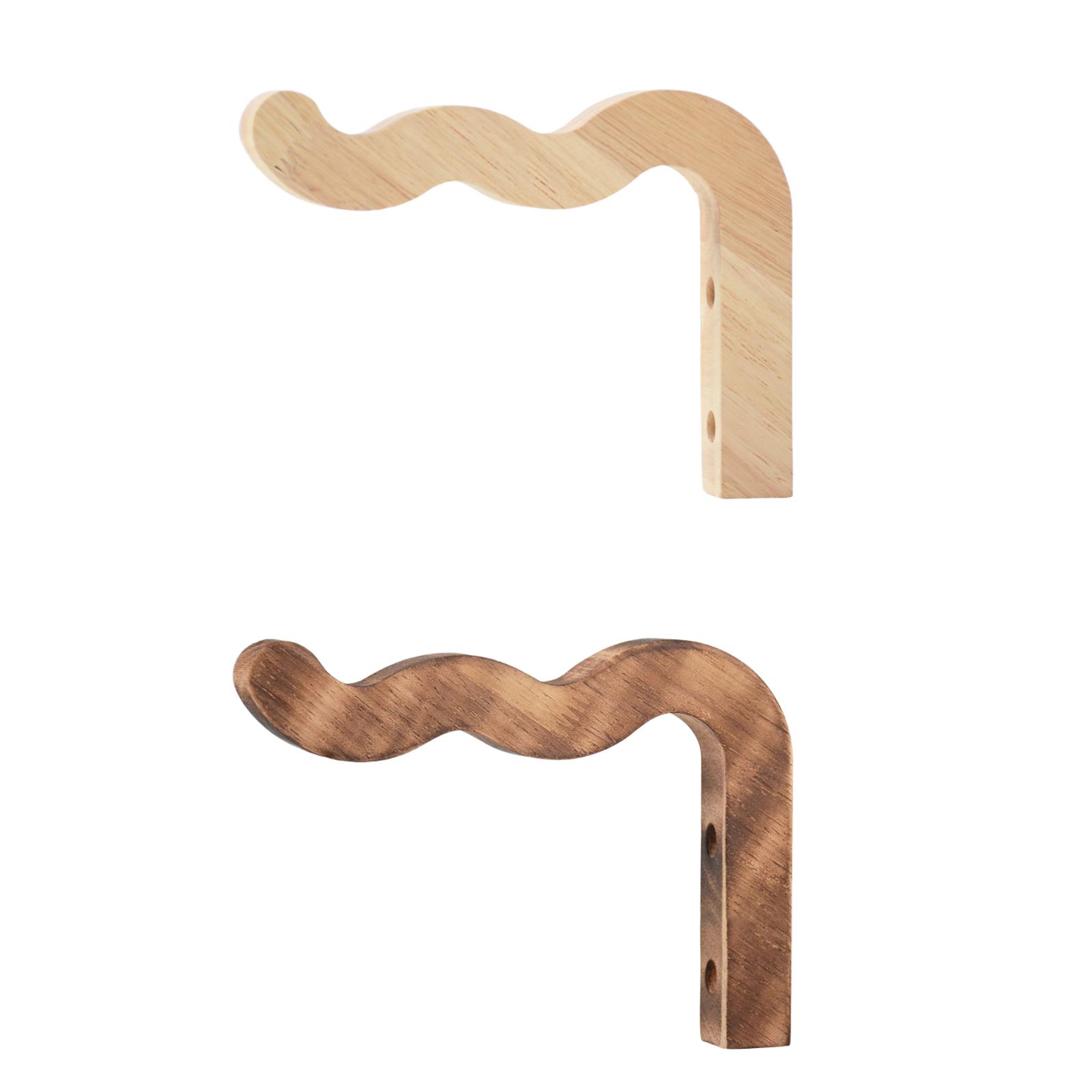 Plant Hanger Outside Farmhouse Sturdy Wall Mounted Wooden Plant Hook for Light Wind Chime Bird Feeder Macrame Patio Decoration