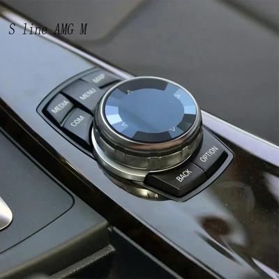 For BMW 3 4 5 6 7 Series Gt F34 F30 F10 F18 F11 F12 F13 F01 F02 Car Center Control Crystal Multimedia Button Switch Knob Cover