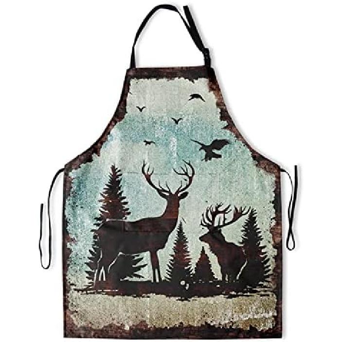Giwawa Unisex Adult Apron Waterproof Stain Resistant Kitchen Cooking Apron with 2 Pockets for BBQ Grill Painting