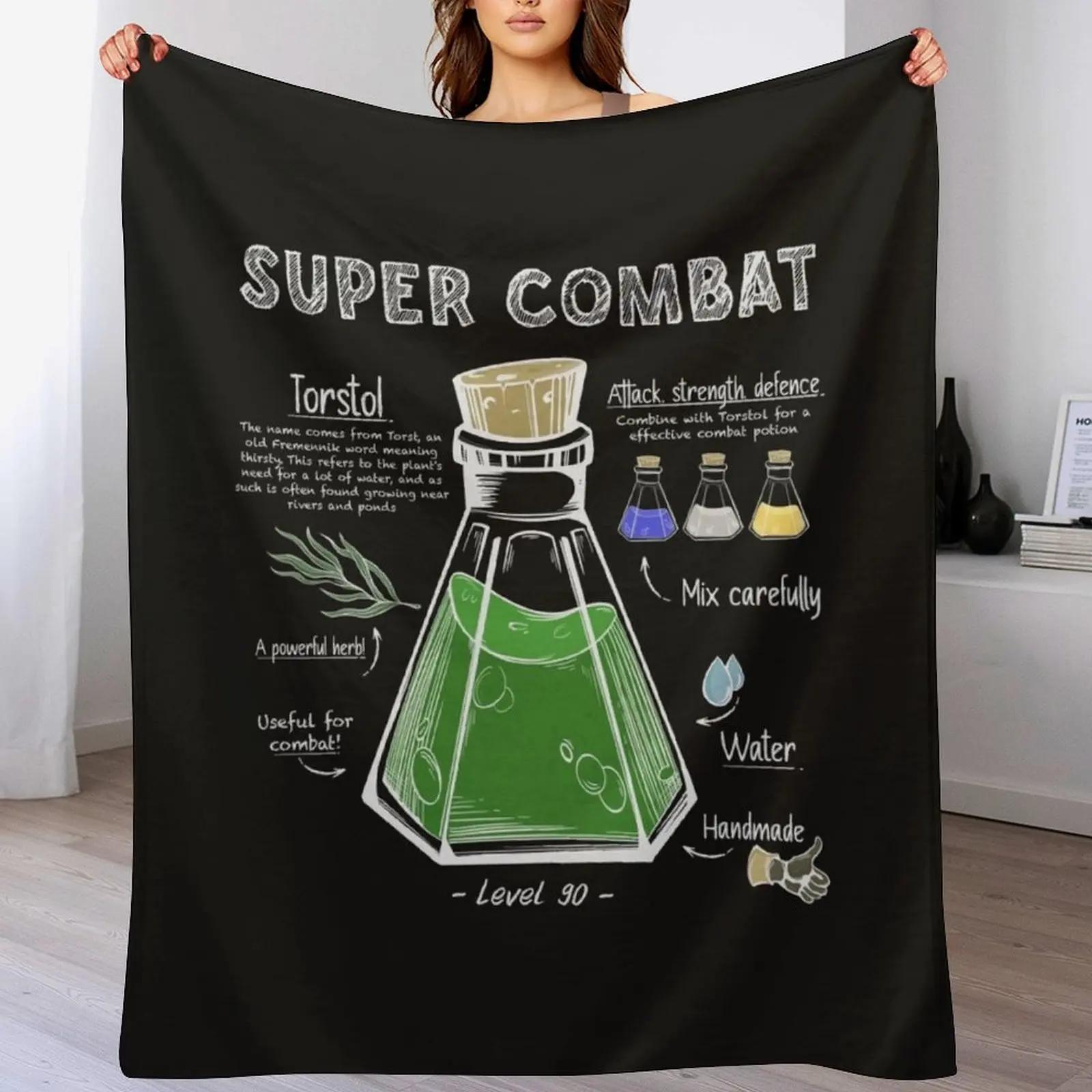Super Combat Potion Recipe Throw Blanket Lightweight Warm Blanket for Indoor Outdoor Use 102x76cm(40x30in)