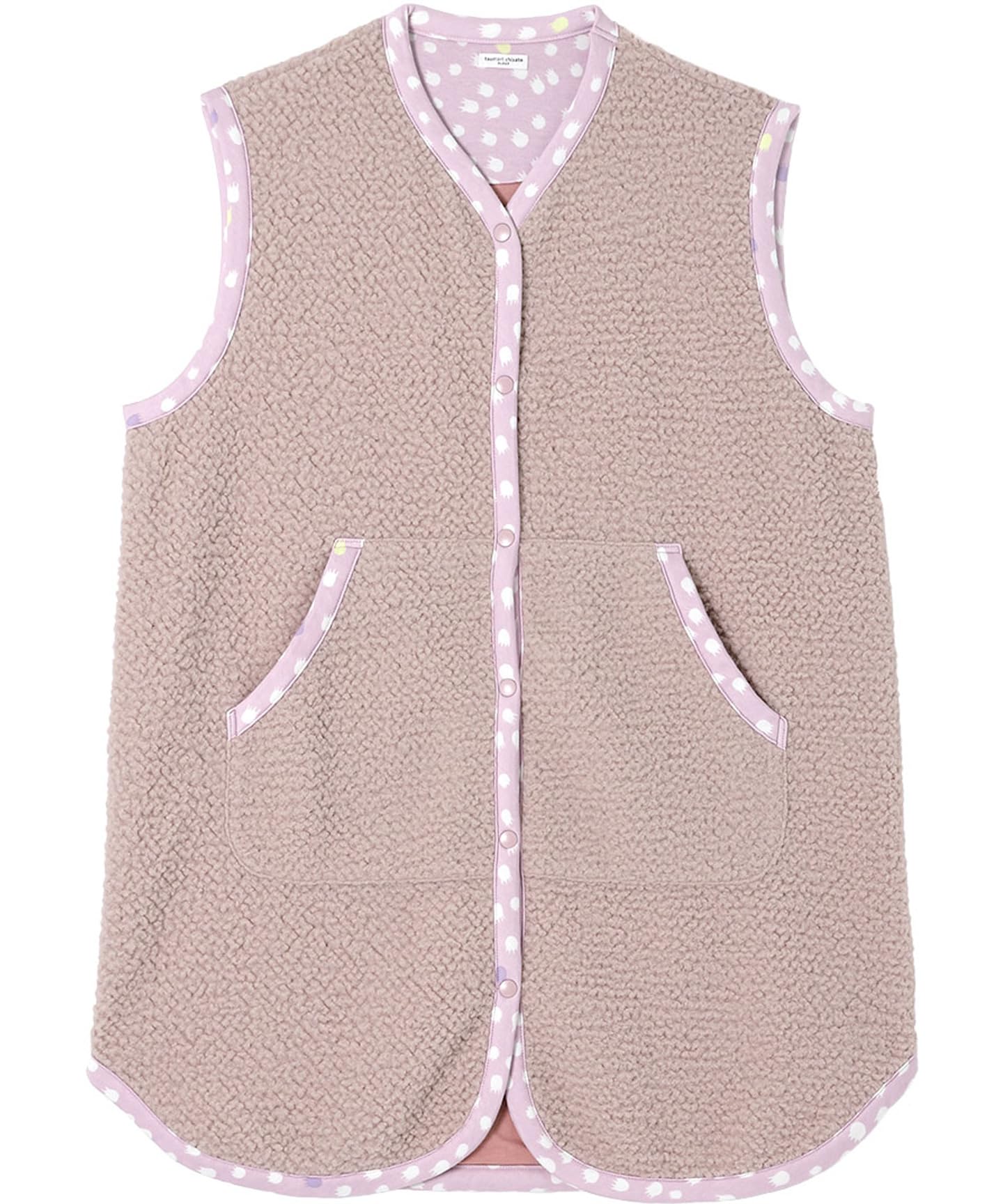 

Жилет для отдыха Tsumori Chisato Room Wear флисовый хлопок URW153 tsumori chisato SLEEP PI [Wacoal & Sleep] (внешняя ткань) (сторона кожи) Женский