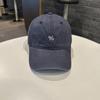 Simple small symbol embroidery retro washed cotton soft top baseball cap spring and summer outdoor sunshade curved brim hat