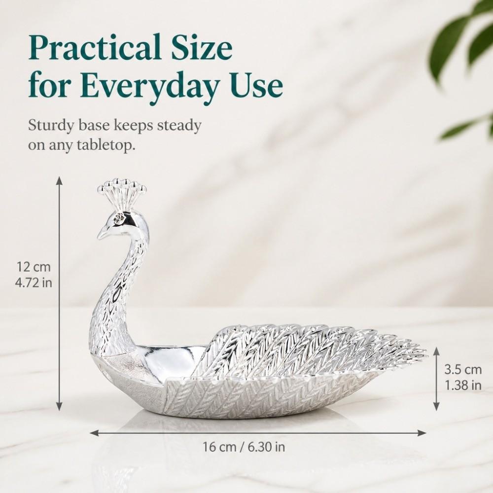 Multifunctional Candy Tray Swan Shape Storage Bowl Beautiful Fruit Tray Home Decoration