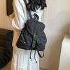 Casual Denim Flip Backpack Women Mochilas Daypack Ladies Vintage Travel Bag Girls School Bags Anti-Theft Rucksack for Woman Sac