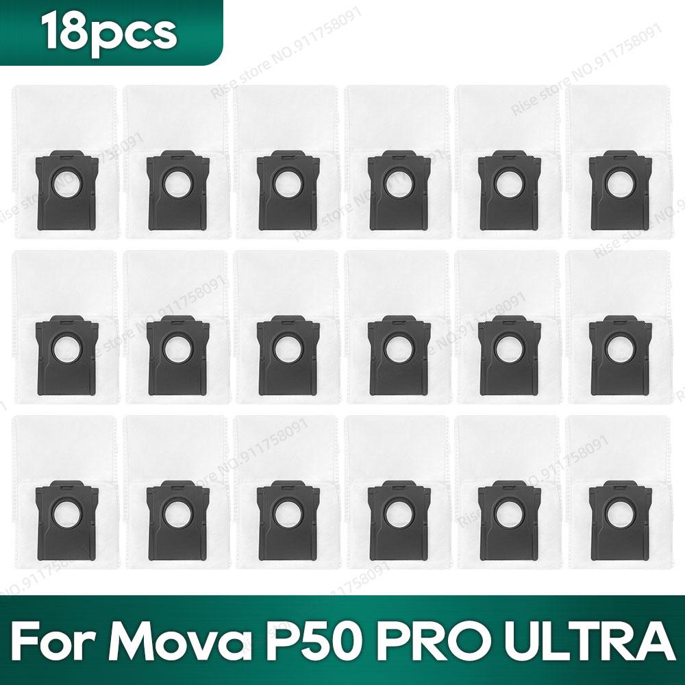 Compatibil pentru Mova P50 Pro Ultra, Mova P10 Pro Ultra Accesorii Perie Tricut Filtru Hepa Lavetă Mop Sac de Praf