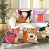 Pochita Japanese Anime Chainsaw Man Pillow Case Square Pillow Bedroom Sofa Leisure Comfort Car Living Room Home Decoration 40X40