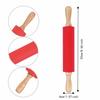 Solid Wooden Handle Mini Rolling Pin Non Stick Surface Non Stick Rolling Pin  Home Kichen Baking