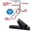Swimming Pool Cover Fixing Clips – Heavy Duty Clips to Secure Pool Covers, Prevent Slippage & Damage