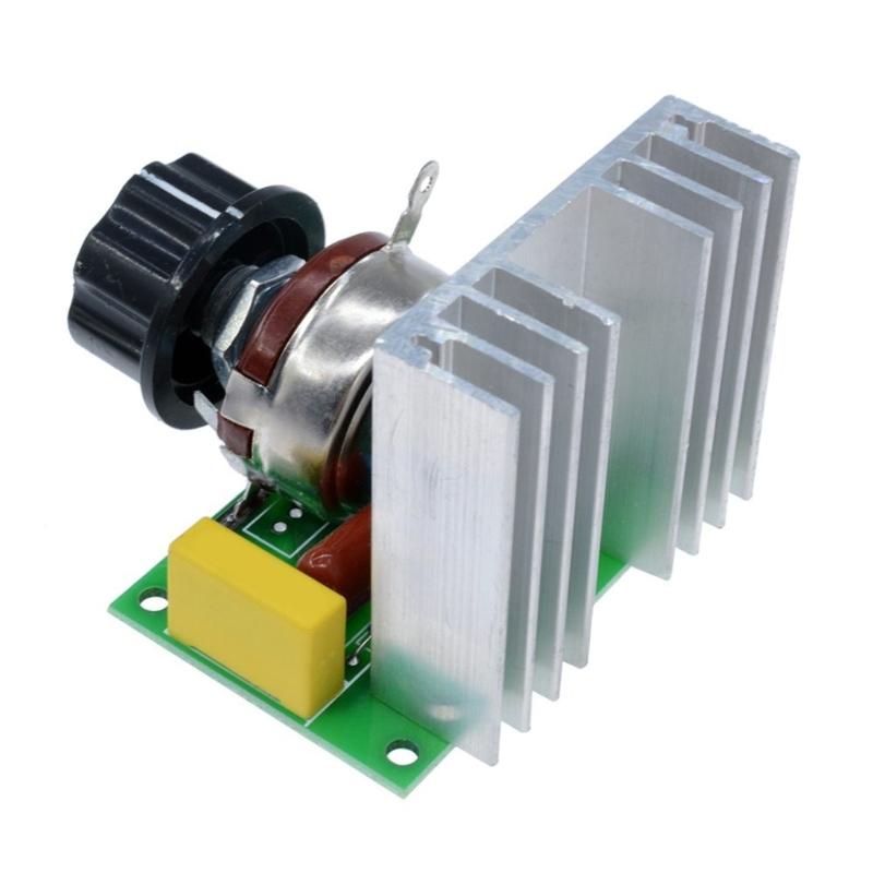220V 4000W Ρυθμιστής Τάσης SCR Ρύθμιση Φωτεινότητας Dimmer Ελεγκτής Ταχύτητας Κινητήρα Θερμοστάτης Ηλεκτρονική Μονάδα Ρυθμιστή Τάσης