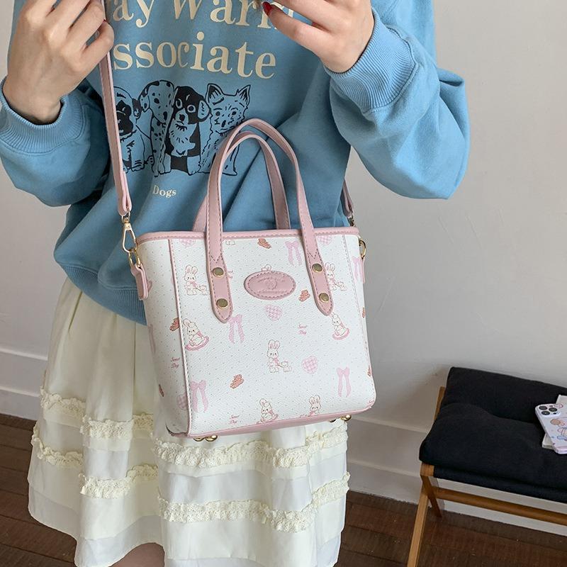 Bedruckte Tasche Damen Sommer neue Umhängetasche kleine Tasche High Fashion Handtasche Bucket Bag