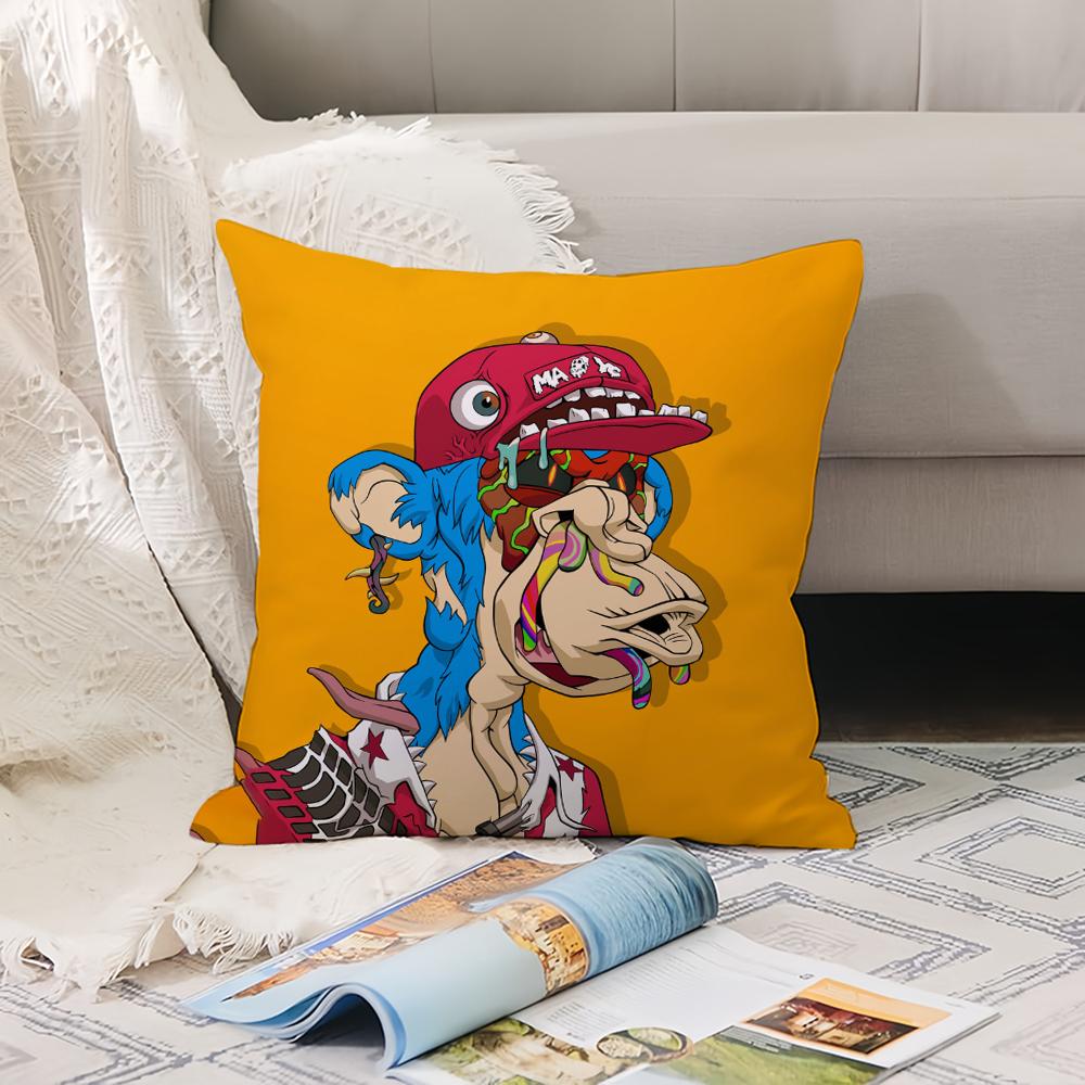 B-Bored Ape ART Pillow Case Office Cushions Suitable For Sofa Car Decorative Cushion Cover
