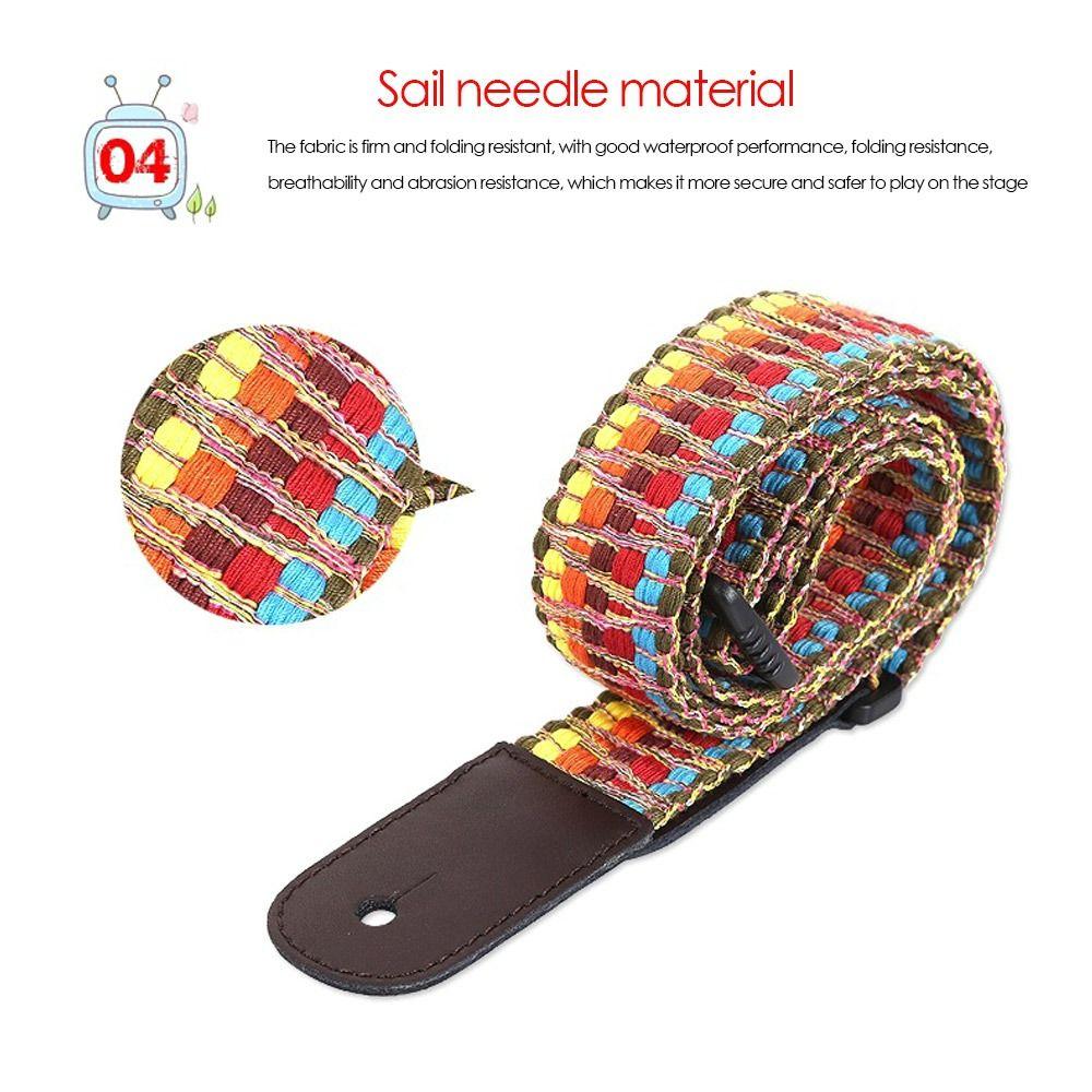 Rainbow For Ukulele For Guitar Shoulder Strap Diagonal Span Strap Accessories Guitar Strap