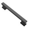 10 Pack Matt Black Cabinet Pulls 5 Inch(128mm) Hole Centers Cabinet Handles Kitchen Hardware Handle for Cabinets and Drawers