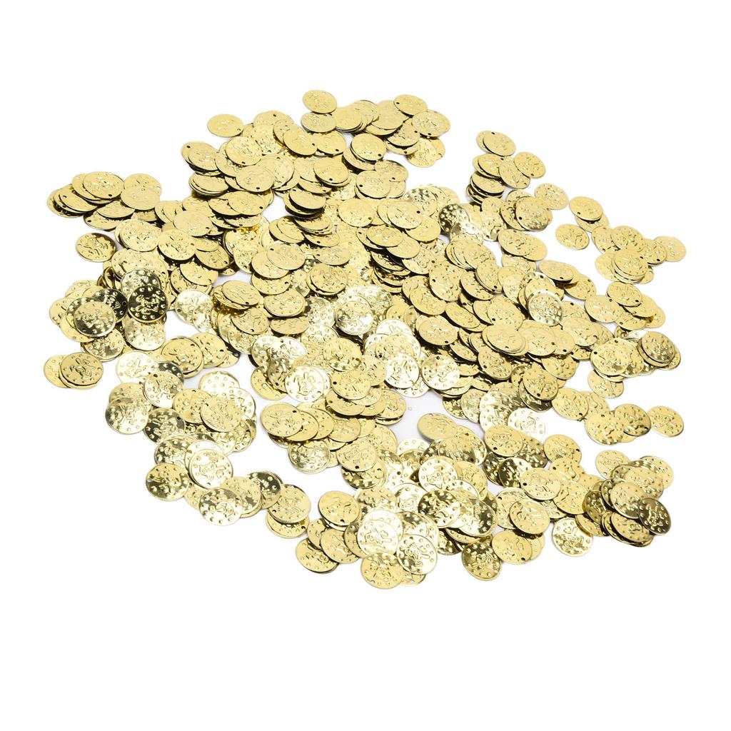 2000Pcs Belly Dance Coins Exquisite Sequins Pendants Clothing Accessories for DIY Costume Waist ChainsGolden (Bird Coin)