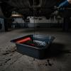Oil Drain Pan Raised Edges Engine Oil Drain Pan Vehicle Maintenance Molded Finish Garage Equipment Wide Exposed Top for Workshop