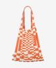Pleatsmama Shoulder Bag Grid Orange