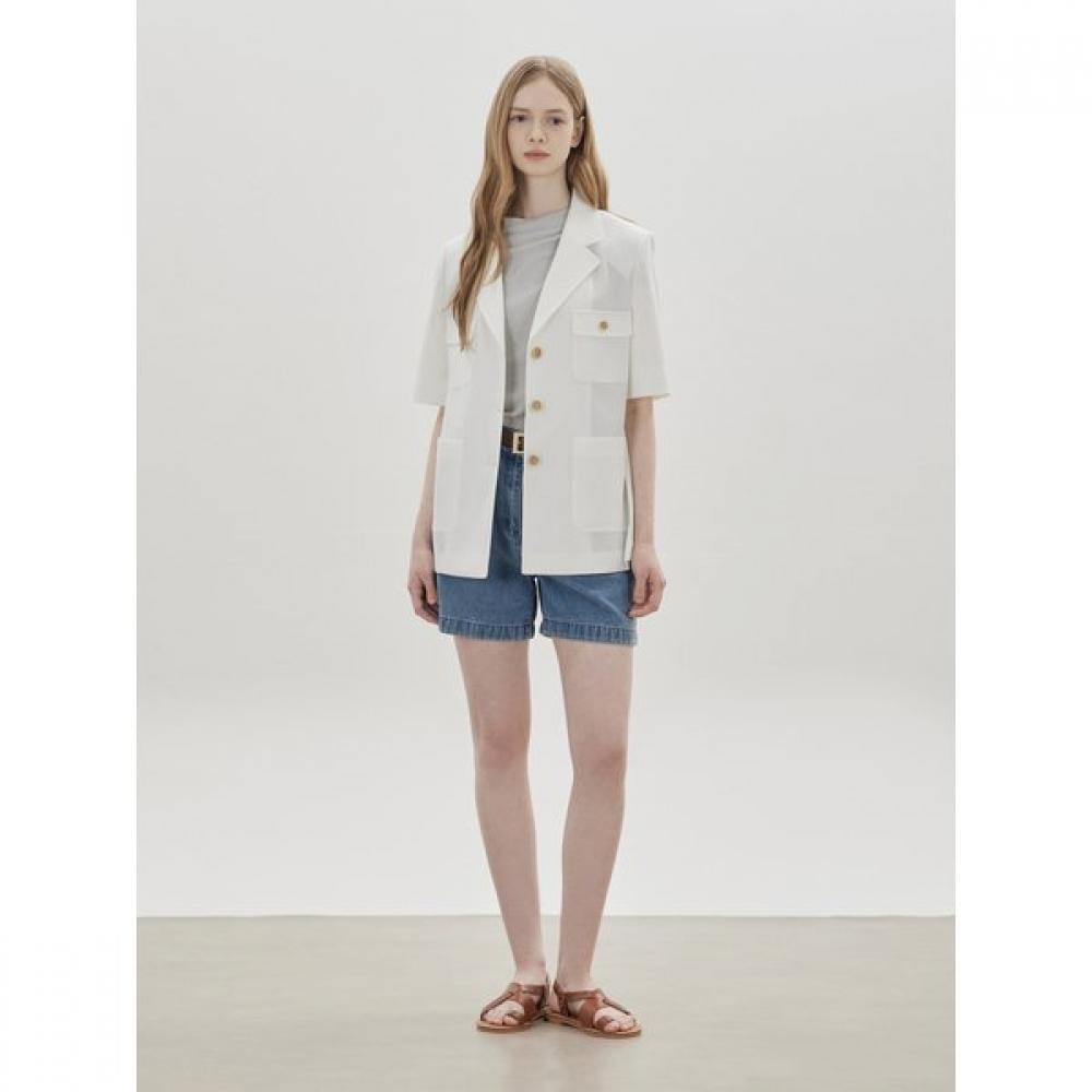Cc Collect. Half Sleeve Out Pocket Point Jacket C262msf039