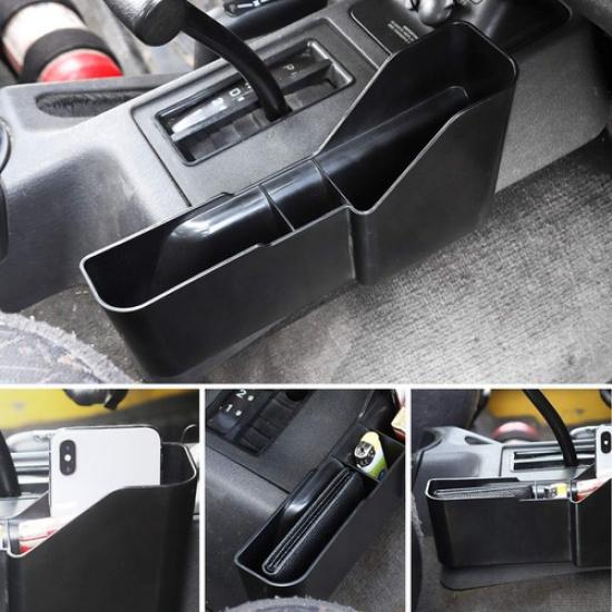 Interior Gear Shift Storage Box Organizer Tray Trim For Jeep Wrangler TJ 1997-06