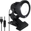 Tledtech Clip Light LED Spotlight, Waterproof IP65, High Brightness 13W (Equivalent To 100W), Daylight White, USB Powered, 2M Cord, Multi-Angle