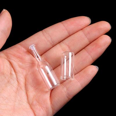 3Pcs 1: 12 Dollhouse Miniature Glass Bottle Kitchen Living Room Accessories